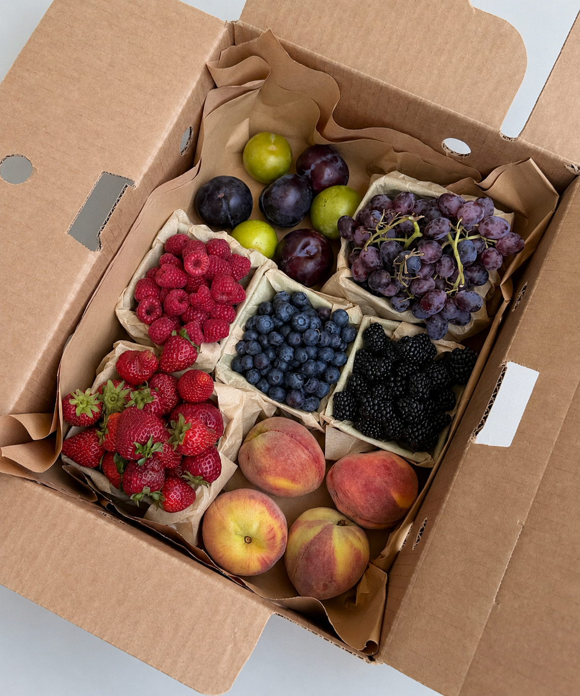 Seasonal farm box with fresh produce delivered in Los Angeles