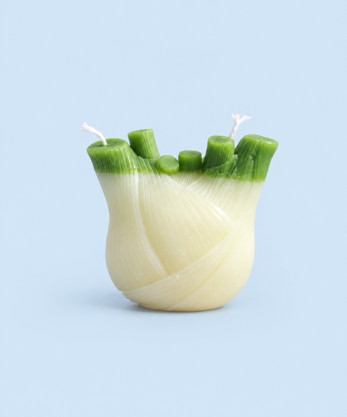 Fennel bulb beeswax candle, 100% beeswax, handmade in California